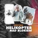 Helikopter nad blokiem