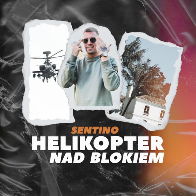 Helikopter nad blokiem